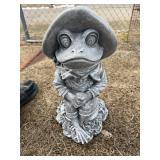 Cement Frog Statue