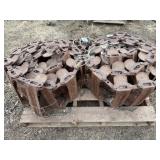 (2) Steel Skidsteer Tracks Loegering