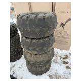 (4) ATV Tires and Rims