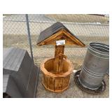 Wood Wishing Well