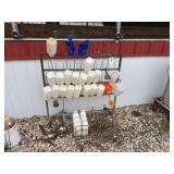 Bottle Rack & Calf Bottles