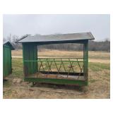 Covered Hay Feeder