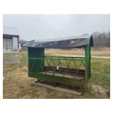 Covered Hay Feeder
