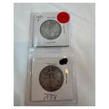 1920-S-1934 Walking Liberty Half Dollars