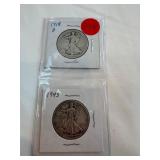 1918-D-1945 Walking Liberty Half Dollars