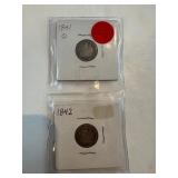 1841-O-1842 Liberty Seated Dimes