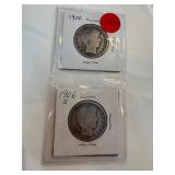 1900-1906-S Barber Half Dollars