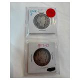 1902-S-1907-O Barber Half Dollars