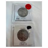 1918-1923-S Walking Liberty Half Dollars