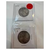 1917-1934-D Walking Liberty Half Dollars