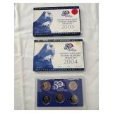 2003-2004-2005 Proof Quarter Sets