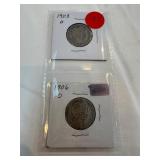 1903-O-1906-O Barber Quarters
