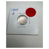 1904-S Barber Dime