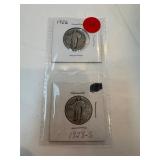 1926-1928-S Standing Liberty Quarters
