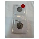 1926-1928-D Standing Liberty Quarters