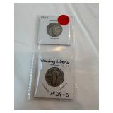 1925-1929-S Standing Liberty Quarters