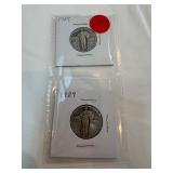 1927-1929 Standing Liberty Quarters