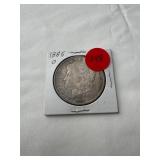 1885-O Toned Morgan Dollar