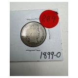 1899-O Barber Quarter