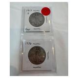 1917-S-1936 Walking Liberty Half Dollars