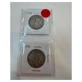 1918-1934 Walking Liberty Half Dollars