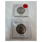 1920-S-1937-D Walking Liberty Half Dollars
