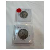 1917-1940-S Walking Liberty Half Dollars