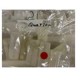 Used 5 Cent- 10 cent- 25 Cent - 50 Cent Square