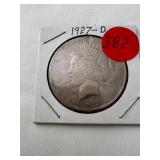 1927-D Peace Dollar
