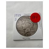 1935-S Peace Dollar