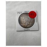 1927 Peace Dollar