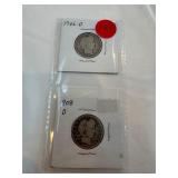 1906-D-1908-D Barber Quarters