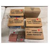 Boxes Coin Wrappers - 1 Cent- 5 Cent- 10 cent- 25