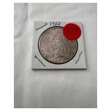 1922 Peace Dollar