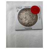 1922-D Peace Dollar