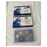 2006-2007-2009 Proof Quarter Sets