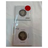 1894-1912 Barber Quarters