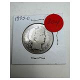 1893-O Barber Half Dollar