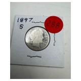 1897-S Barber Quarter