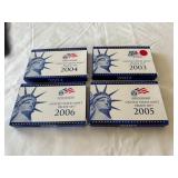 2003-2004-2005-2006 Proof Sets