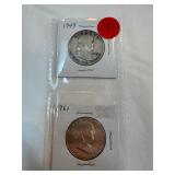 1949-1961 Franklin Half Dollars