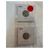 1889-1890 Liberty Seated Dimes