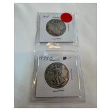 1917-1935-S Walking Liberty Half Dollars