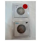 1906-D-1908 Barber Half Dollars