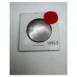 1893-S Barber Half Dollar