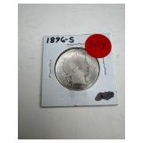 1896-S Barber Half Dollar
