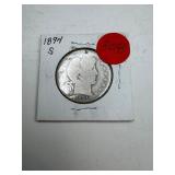 1894-S Barber Half Dollar