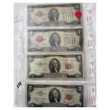 Legal Tender Two Dollar Bills