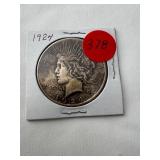 1924 Peace Dollar
