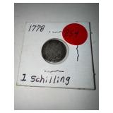 1778 One Shilling